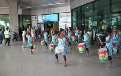 Les passagers à l’aéroport de Durban ont reçu le message de sensibilisation sur le tourisme responsable