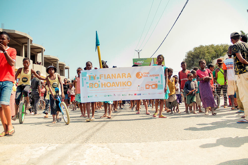​«Ty fianara ro hoaviko» proclament les bénéficiaires de l’ONG Bel Avenir